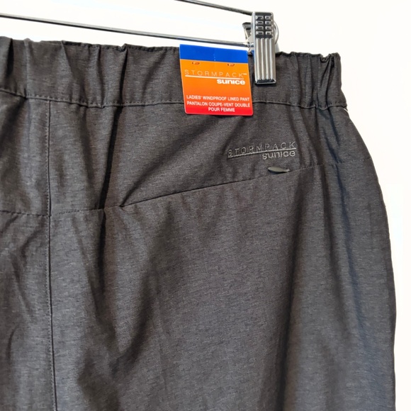 Sunice Stormpack Micro-Fleece Lined Windproof Pants Grey Size L - Picture 9 of 11